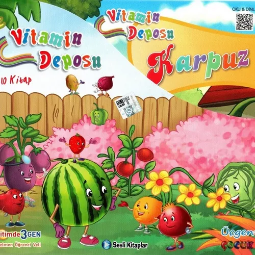 Vitamin Deposu Sesli Kitaplar Seti 10’lu - Üçgen Çocuk