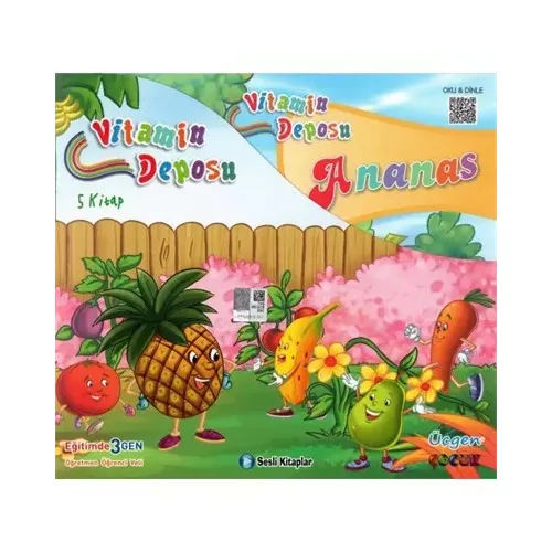 Vitamin Deposu Sesli Kitaplar 5’li Set - Üçgen Çocuk
