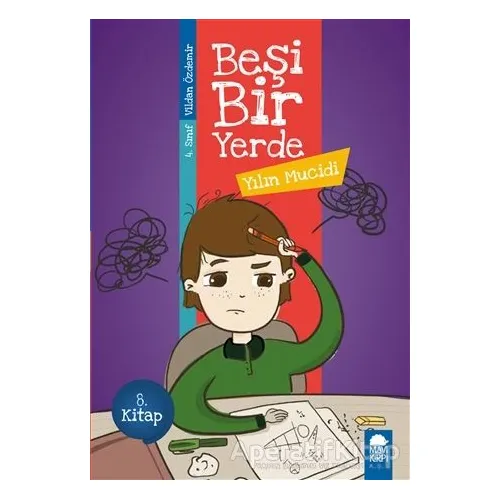 Yılın Mucidi - Beşi Bir Yerde 8. Kitap (4. Sınıf) - Vildan Özdemir - Mavi Kirpi Yayınları