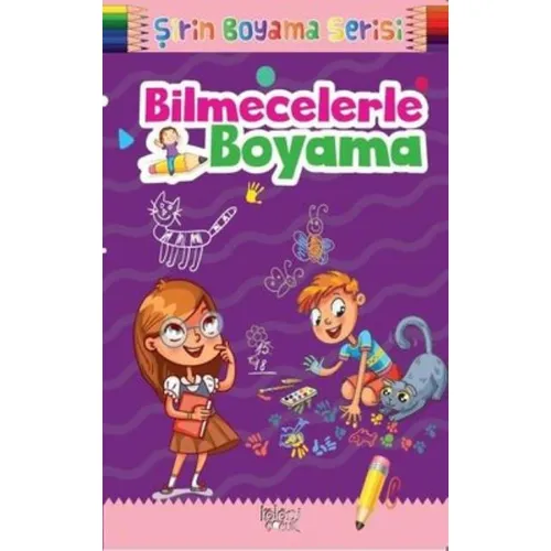 Bilmecelerle Boyama Şirin Boyama Serisi Koloni Çocuk