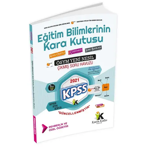 İnformal 2021 KPSS Eğitim Bilimlerinin Kara Kutusu Rehberlik ve Özel Öğretim Çıkmış Sorular