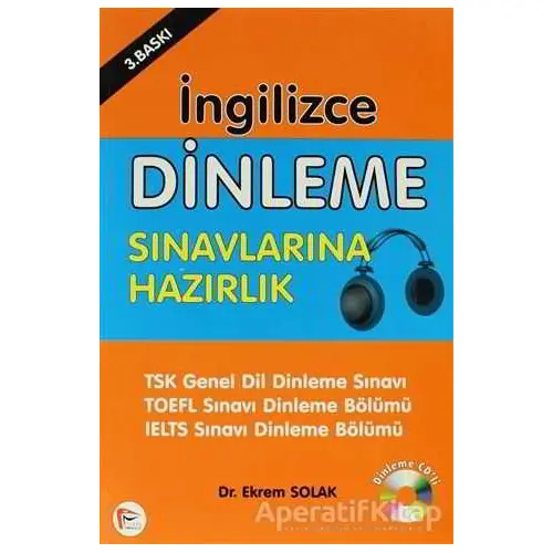 İngilizce Dinleme Sınavlarına Hazırlık - Ekrem Solak - Pelikan Tıp Teknik Yayıncılık