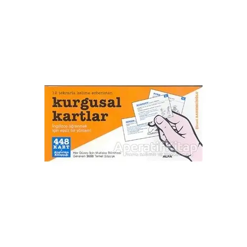 İngilizce Kurgusal Kartlar (448 Kart+ Alıştırma Kitapçığı ) - Şinasi Bademcioğlu - Alfa Yayınları