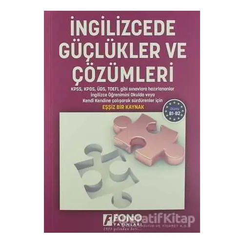 İngilizcede Güçlükler ve Çözümleri - Deniz Meriç - Fono Yayınları