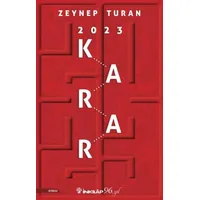 2023 Karar - Zeynep Turan - İnkılap Kitabevi