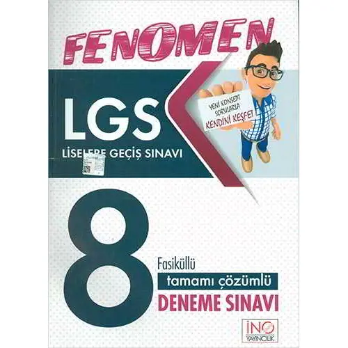 İnovasyon LGS Fenomen Çözümlü 8 Deneme Sınavı