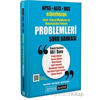 KPSS ALES DGS Ezberbozan Sözel-Sayısal Muhakeme ve Mantıksal Akıl Yürütme Problemleri Soru Bankası