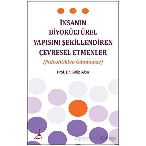 İnsanın Biyokültürel Yapısını Şekillendiren Çevresel Etmenler-Paleolitikten Günümüze