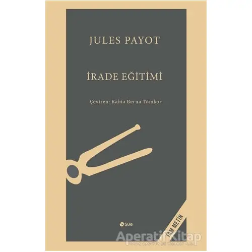 İrade Eğitimi - Jules Payot - Şule Yayınları