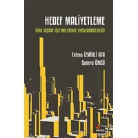 Hedef Maliyetleme - Türk İnşaat İşletmelerinde Uygulanabilirliği - Semra Öncü - Kriter Yayınları