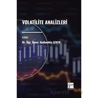 Volatilite Analizleri - Kudbeddin Şeker - Gazi Kitabevi