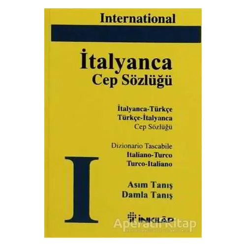 İtalyanca Cep Sözlüğü - Asım Tanış - İnkılap Kitabevi