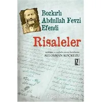 Risaleler - Bozkırlı Abdullah Fevzi Efendi - İz Yayıncılık