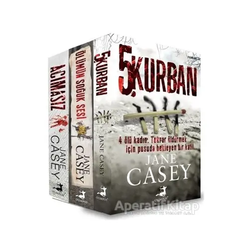 Jane Casey Polisiye Set 3 (3 Kitap Takım) - Jane Casey - Olimpos Yayınları