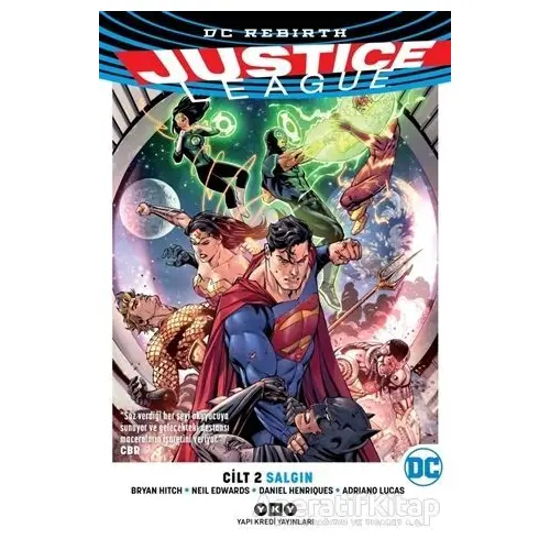 Justice League Cilt 2 - Salgın - Neil Edwards - Yapı Kredi Yayınları