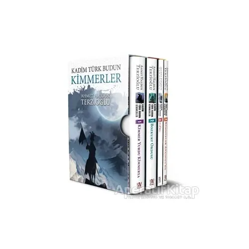 Kadim Türk Budun Kimmerler Kutulu Set (4 Kitap Takım) - Ahmet Haldun Terzioğlu - Panama Yayıncılık