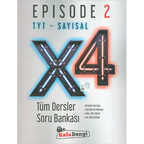 Kafa Dengi TYT Sayısal X4 Tüm Dersler Soru Bankası Episode-2 (Kampanyalı)