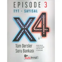 Kafa Dengi TYT Sayısal X4 Tüm Dersler Soru Bankası Episode-3 (Kampanyalı)