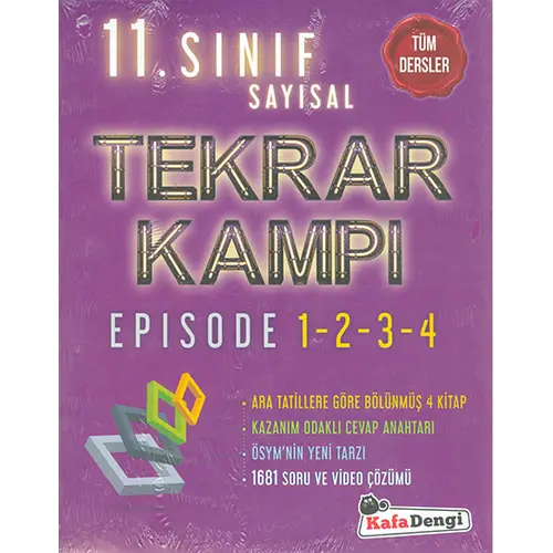 KafaDengi 11.Sınıf Tüm Dersler Tekrar Kampı (Sayısal)