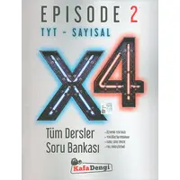 Kafa Dengi TYT Sayısal X4 Tüm Dersler Soru Bankası Episode-2 (Kampanyalı)