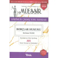 Temsil Kitap MÜESSİR Borçlar Hukuku Adli-İdari Hakimlik Çıkmış Soru Bankası