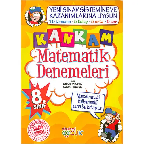 Kankam 8.Sınıf Matematik Denemeleri Akademi Çocuk