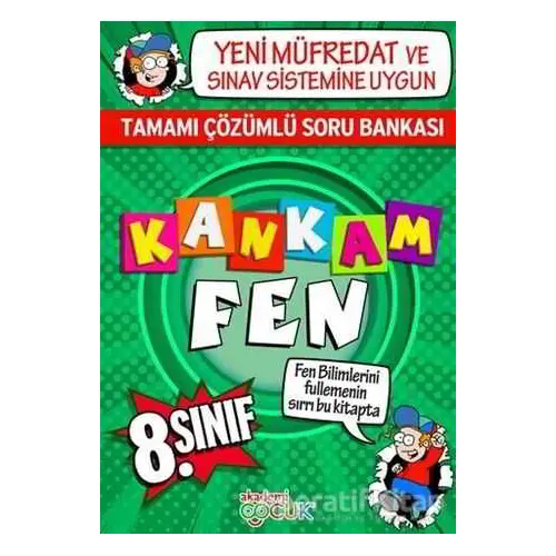 Kankam Fen 8. Sınıf Tamamı Çözümlü Soru Bankası - Murat Tatlıdilli - Akademi Çocuk