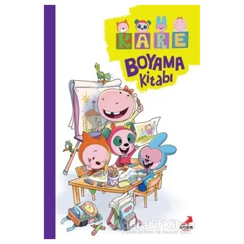 Kare - Boyama Kitabı - Kolektif - Erdem Çocuk