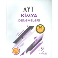 AYT Kimya Denemeleri Karekök Yayınları