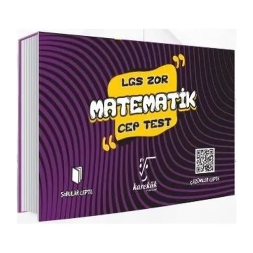 Karekök 8. Sınıf LGS Matematik Zor Cep Test