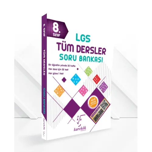 Karekök 8.Sınıf LGS Tüm Dersler Soru Bankası