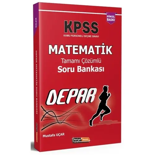 Kariyer Meslek 2021 KPSS Matematik DEPAR Soru Bankası Çözümlü - Mustafa Uçar