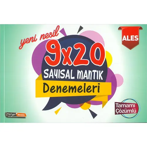 Kariyer Meslek ALES 9x20 Sayısal Mantık Denemeleri