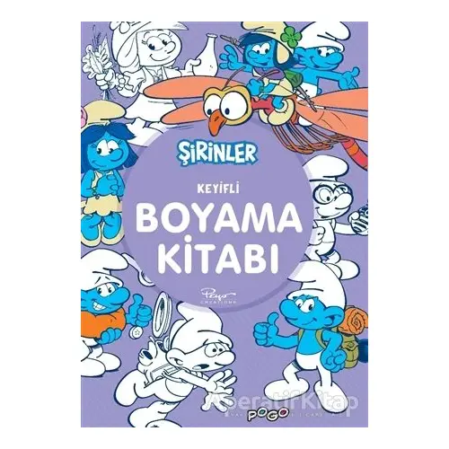 Keyifli Boyama Kitabı - Şirinler - Kolektif - Pogo Çocuk