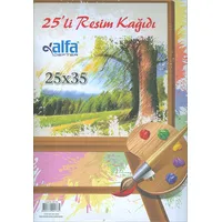 25li Resim Kağıdı 25x35 Alfa Defter