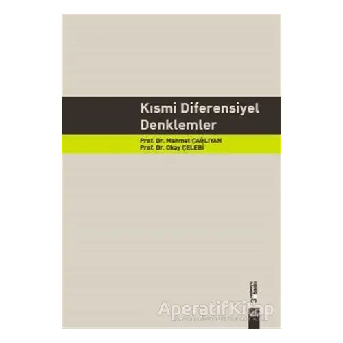 Kısmi Diferensiyel Denklemler - Mehmet Çağlıyan - Dora Basım Yayın