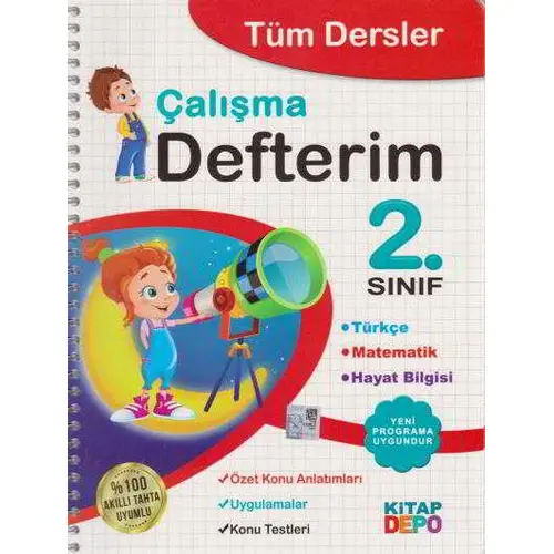 Kitap Depo 2.Sınıf Tüm Dersler Çalışma Defterim