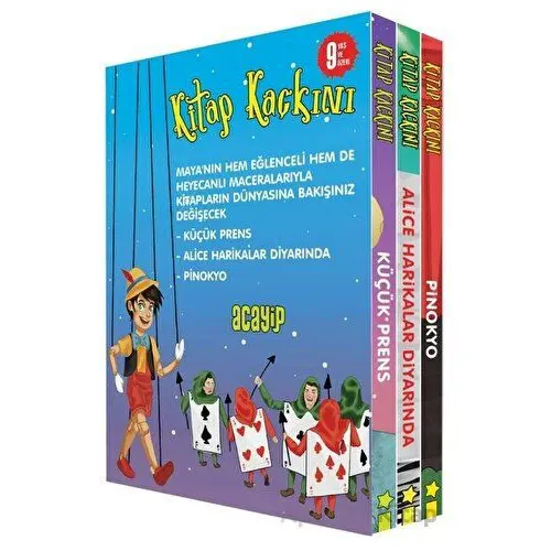 Kitap Kaçkını Kutulu Set - Mehtap Soyuduru Çiçek - Acayip Kitaplar