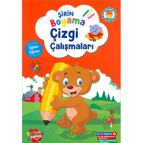 Kolay Boyama Çiz Tamamla Boyama Zamanı