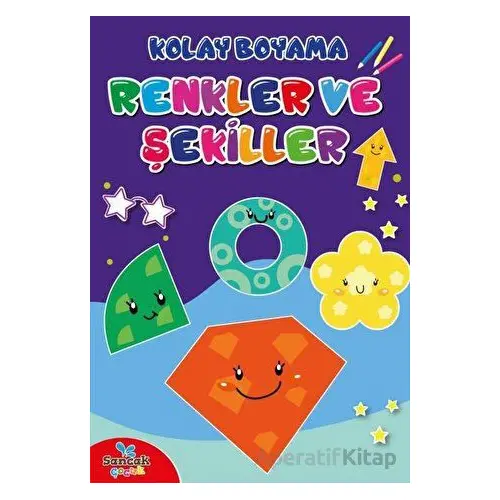 Kolay Boyama Renkler ve Şekiller Sancak Çocuk