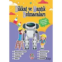 Dikkat Ve Mantık Bulmacaları - Mor Kitap - Kolektif - Yağmur Çocuk