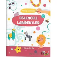 Yazılıp Silinebilir Eğlenceli Labirentler (2-4 Yaş) - Kolektif - Dikkat Atölyesi Yayınları