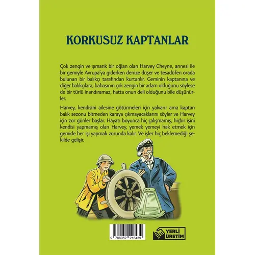 Korkusuz Kaptanlar - Rudyard Kipling - Aperatif Kitap Yayınları