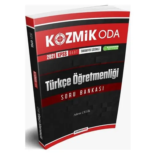 Kozmik Oda 2021 ÖABT Türkçe Öğretmenliği Soru Bankası PDF Çözümlü