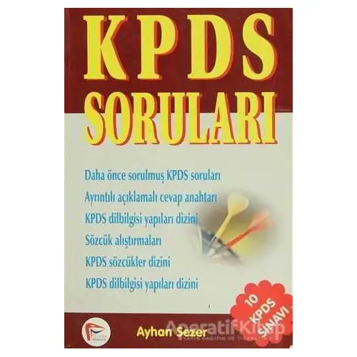 KPDS Soruları - Ayhan Sezer - Pelikan Tıp Teknik Yayıncılık