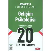 2024 KPSS Gelişim Psikolojisi 20 Deneme Sınavı Data Yayınları