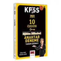 Yargı Yayınları 2024 KPSS Eğitim Bilimleri Anahtar Serisi Tamamı Çözümlü 10 Özgün Deneme