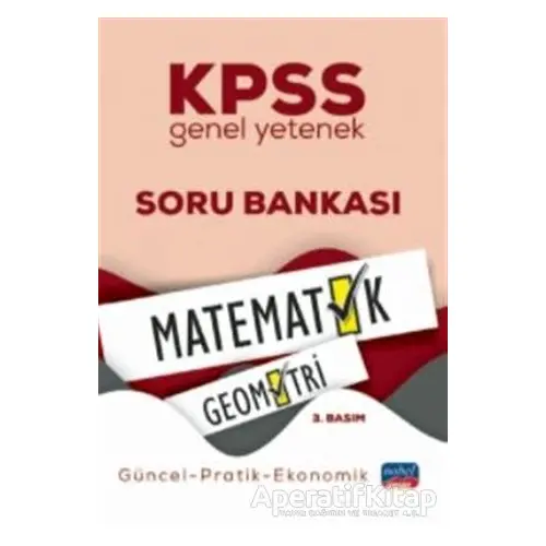 KPSS Genel Yetenek Matematik - Geometri Soru Bankası - Kolektif - Nobel Sınav Yayınları