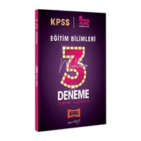 Yargı 2022 KPSS Eğitim Bilimleri Tamamı Çözümlü Muhteşem 3 Deneme