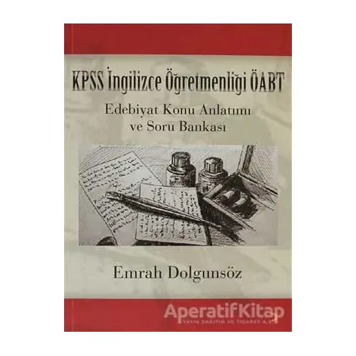 KPSS İngilizce Öğretmenliği ÖABT Edebiyat Konu Anlatımı ve Soru Bankası